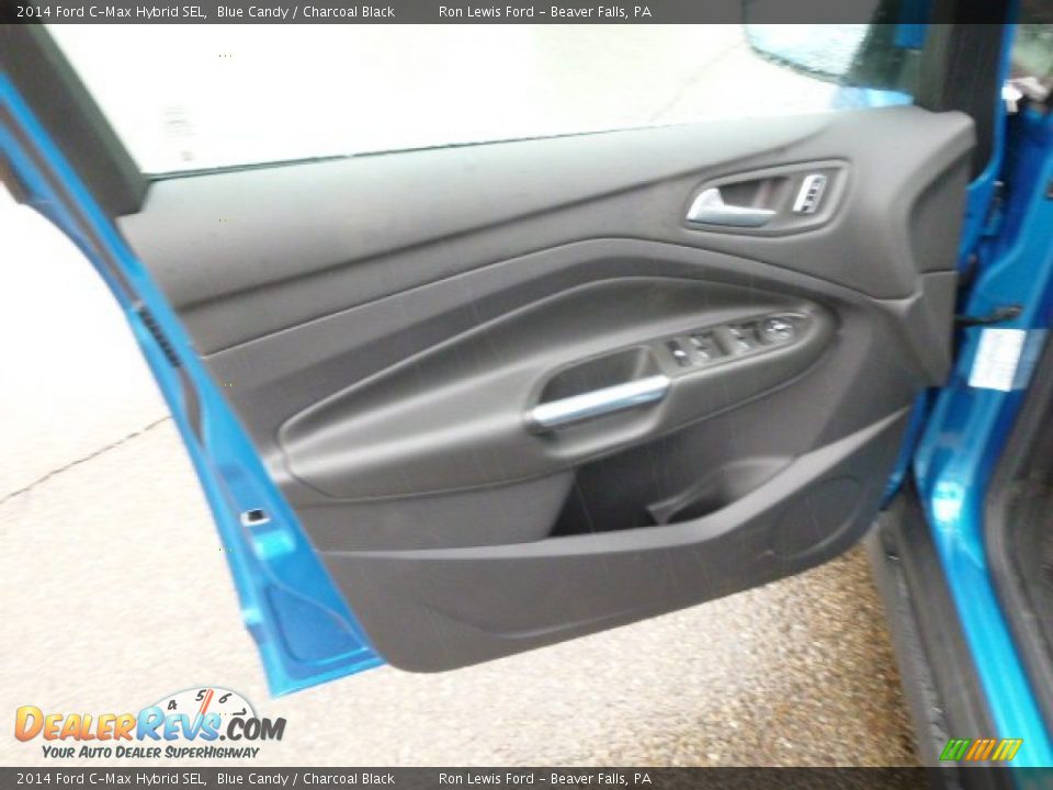 2014 Ford C-Max Hybrid SEL Blue Candy / Charcoal Black Photo #11