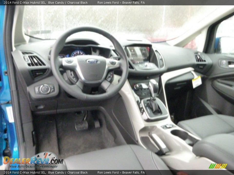 2014 Ford C-Max Hybrid SEL Blue Candy / Charcoal Black Photo #14