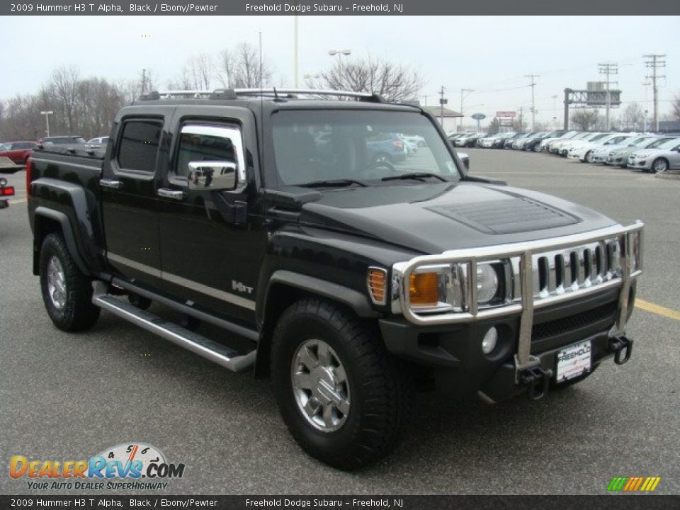 2009 Hummer H3 T Alpha Black / Ebony/Pewter Photo #3