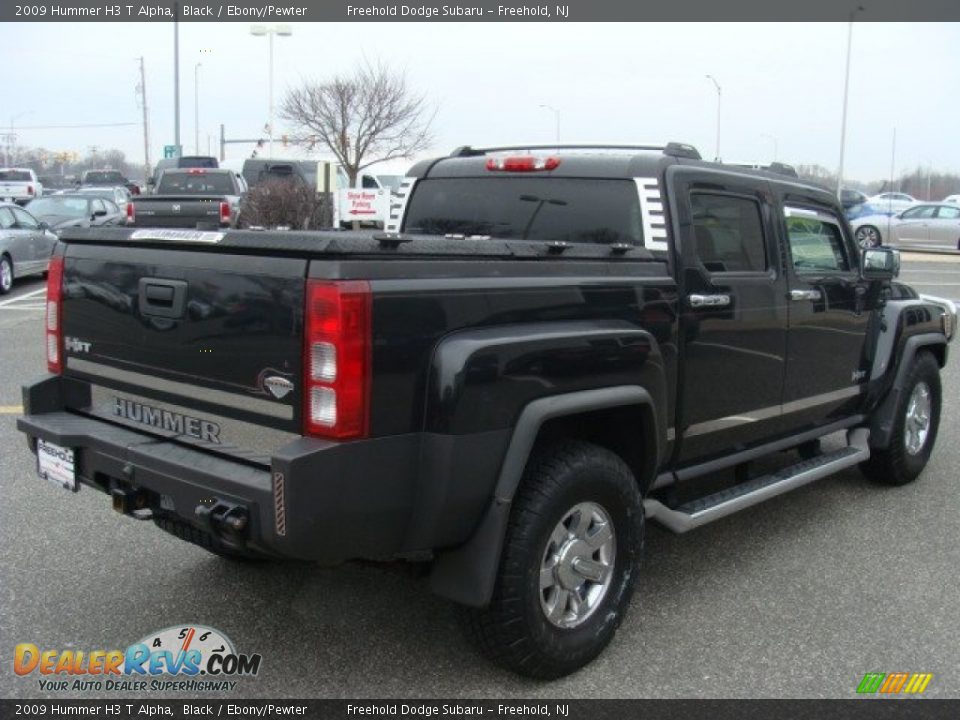2009 Hummer H3 T Alpha Black / Ebony/Pewter Photo #4
