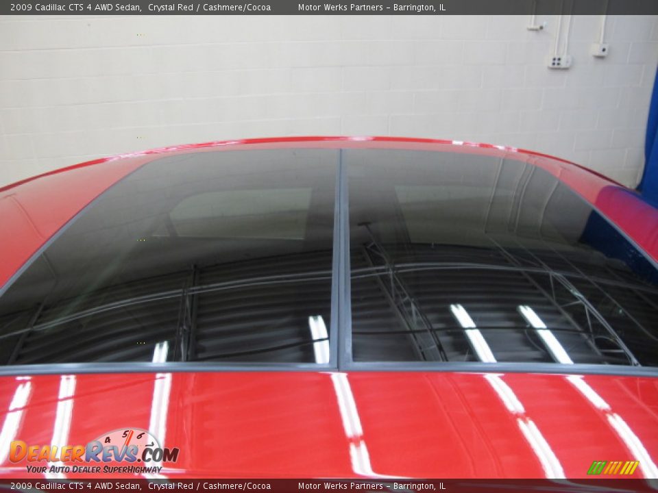 2009 Cadillac CTS 4 AWD Sedan Crystal Red / Cashmere/Cocoa Photo #10