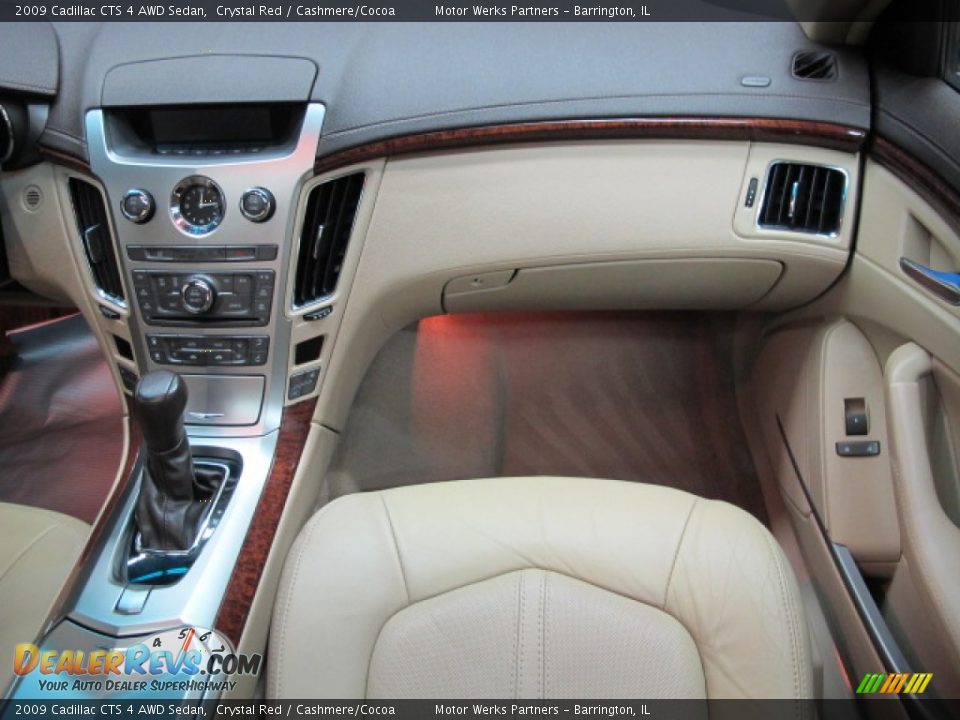 2009 Cadillac CTS 4 AWD Sedan Crystal Red / Cashmere/Cocoa Photo #25