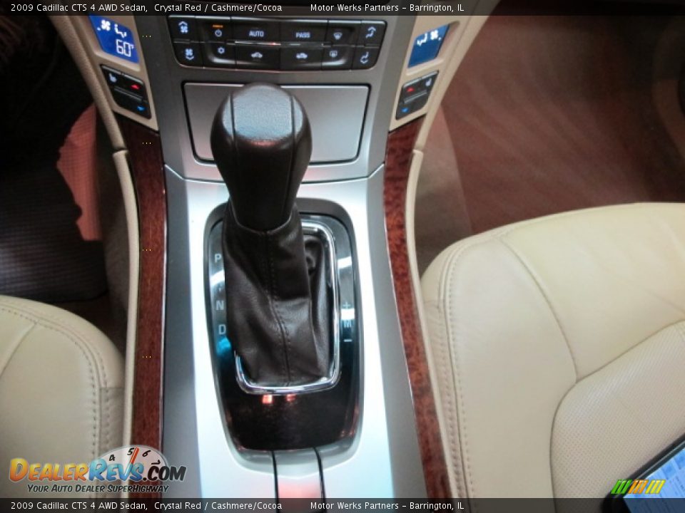 2009 Cadillac CTS 4 AWD Sedan Crystal Red / Cashmere/Cocoa Photo #29