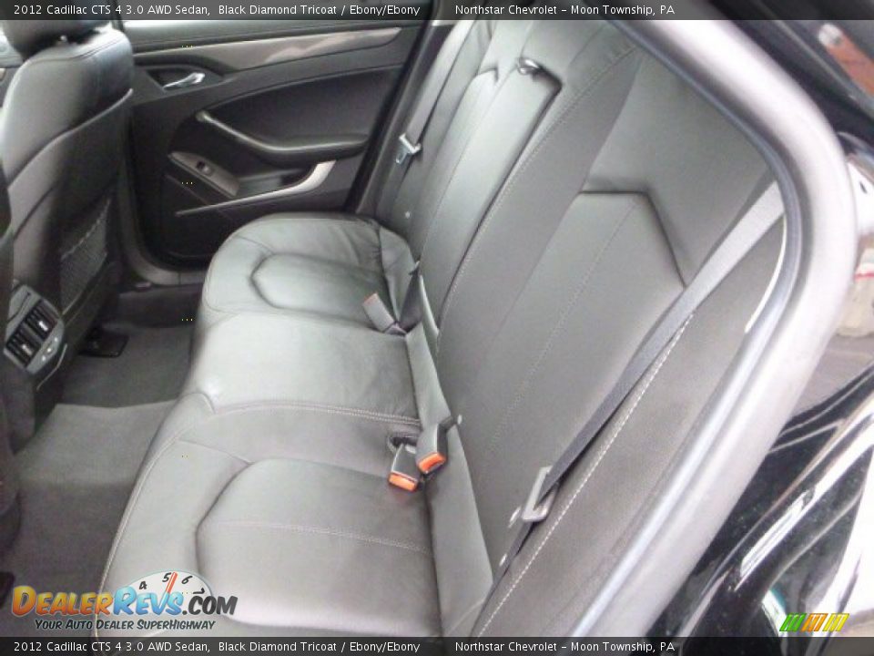 2012 Cadillac CTS 4 3.0 AWD Sedan Black Diamond Tricoat / Ebony/Ebony Photo #11