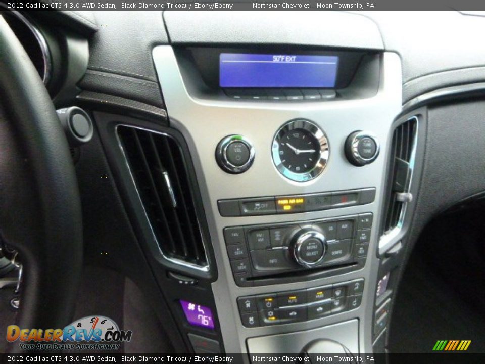 2012 Cadillac CTS 4 3.0 AWD Sedan Black Diamond Tricoat / Ebony/Ebony Photo #18