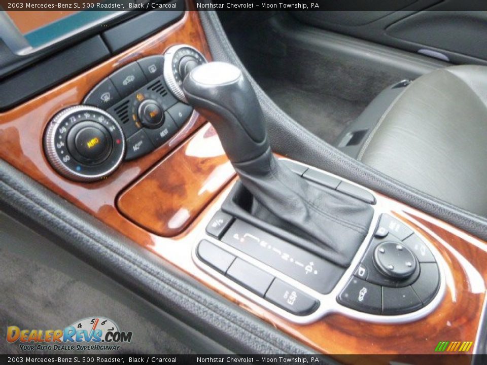 2003 Mercedes-Benz SL 500 Roadster Black / Charcoal Photo #16