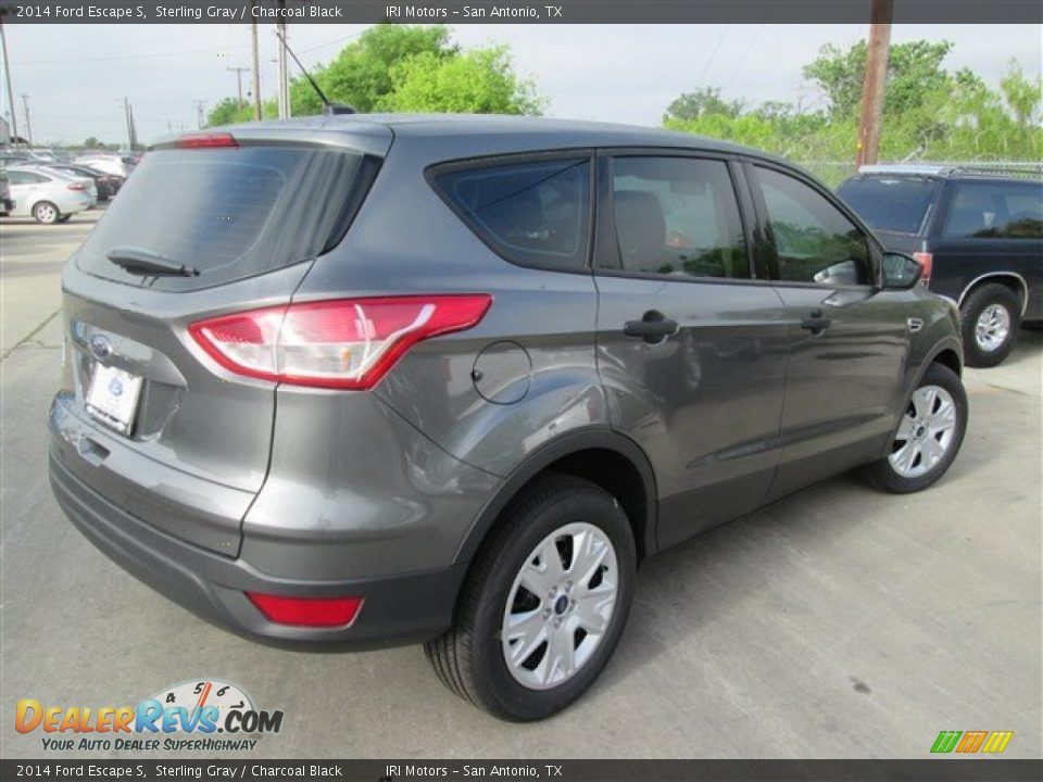 2014 Ford Escape S Sterling Gray / Charcoal Black Photo #4