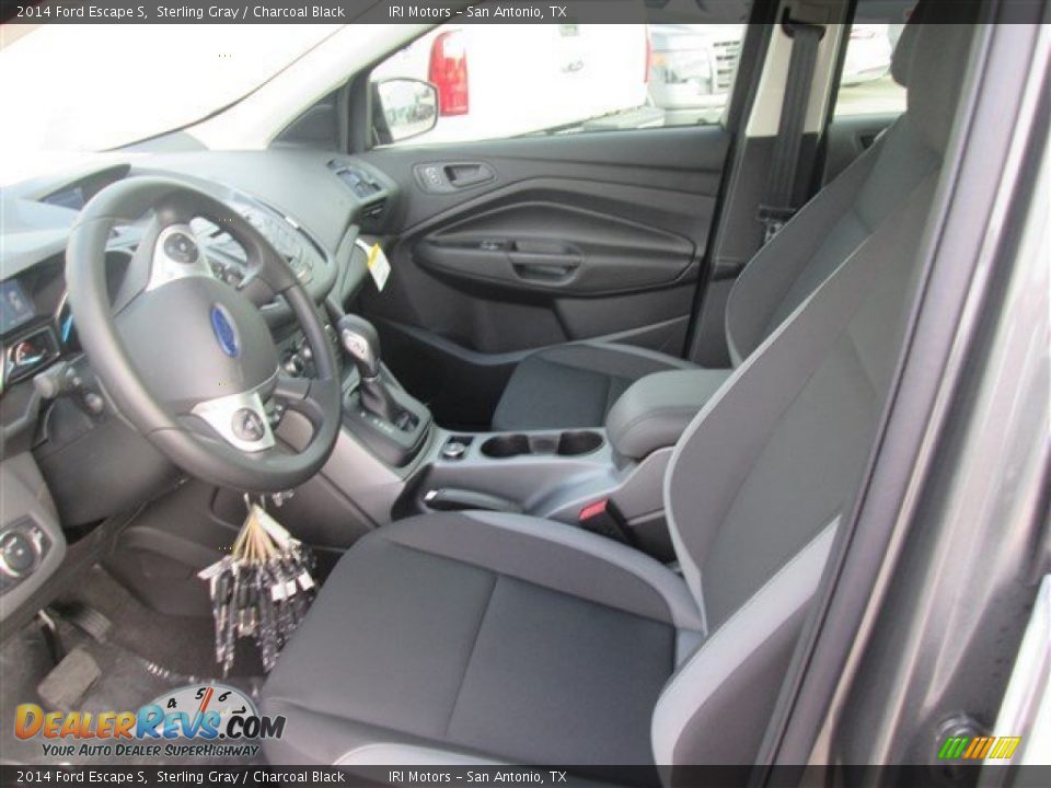 2014 Ford Escape S Sterling Gray / Charcoal Black Photo #6