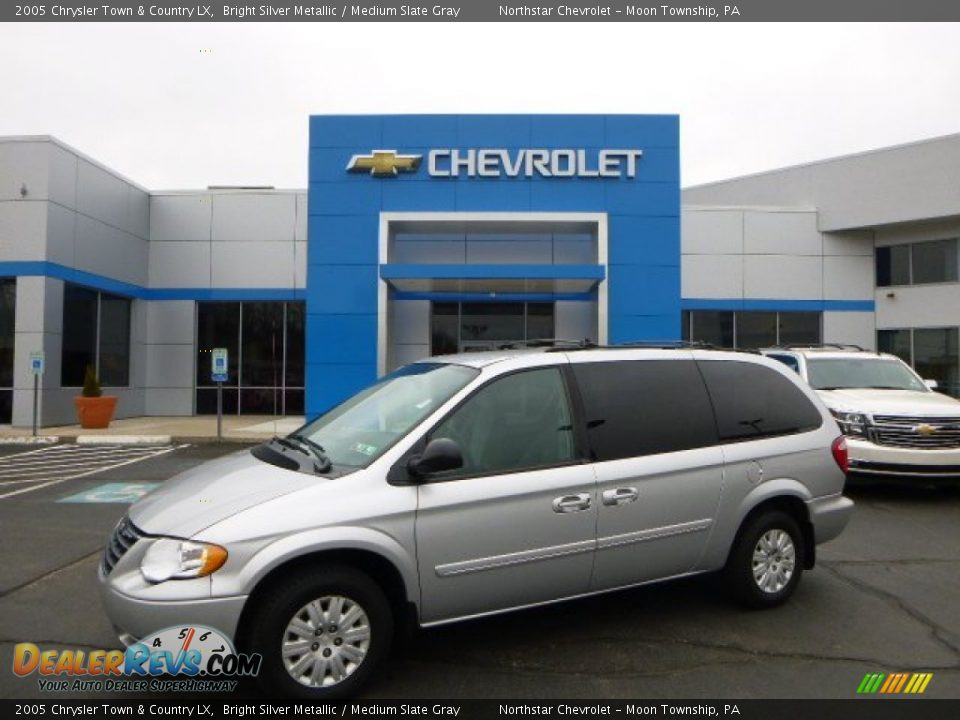 2005 Chrysler Town & Country LX Bright Silver Metallic / Medium Slate Gray Photo #1