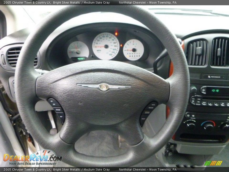 2005 Chrysler Town & Country LX Bright Silver Metallic / Medium Slate Gray Photo #15