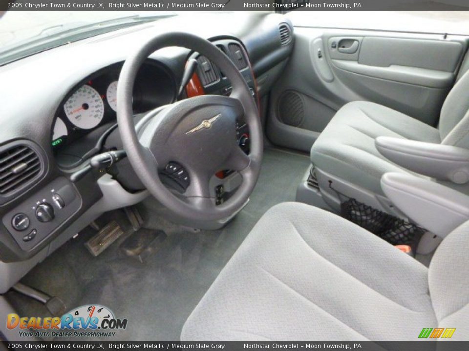 2005 Chrysler Town & Country LX Bright Silver Metallic / Medium Slate Gray Photo #17