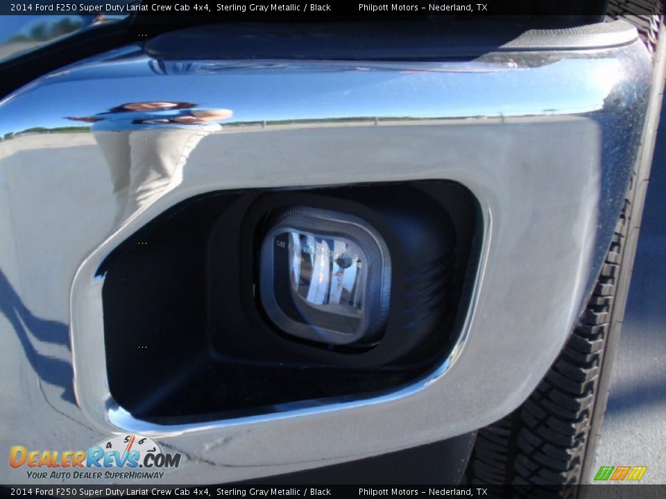 2014 Ford F250 Super Duty Lariat Crew Cab 4x4 Sterling Gray Metallic / Black Photo #10