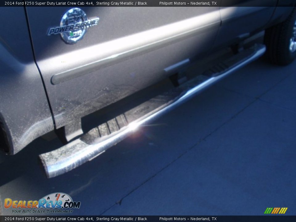 2014 Ford F250 Super Duty Lariat Crew Cab 4x4 Sterling Gray Metallic / Black Photo #15