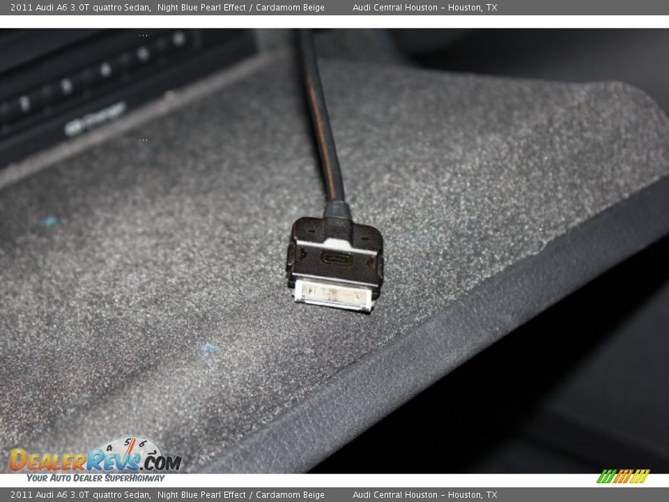 2011 Audi A6 3.0T quattro Sedan Night Blue Pearl Effect / Cardamom Beige Photo #28