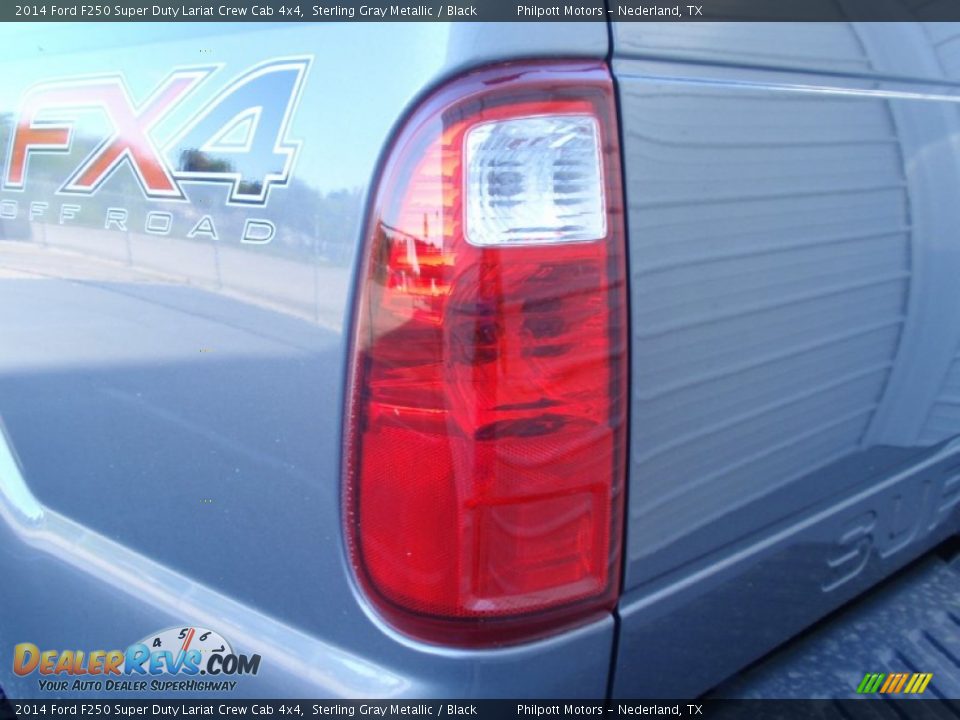 2014 Ford F250 Super Duty Lariat Crew Cab 4x4 Sterling Gray Metallic / Black Photo #17