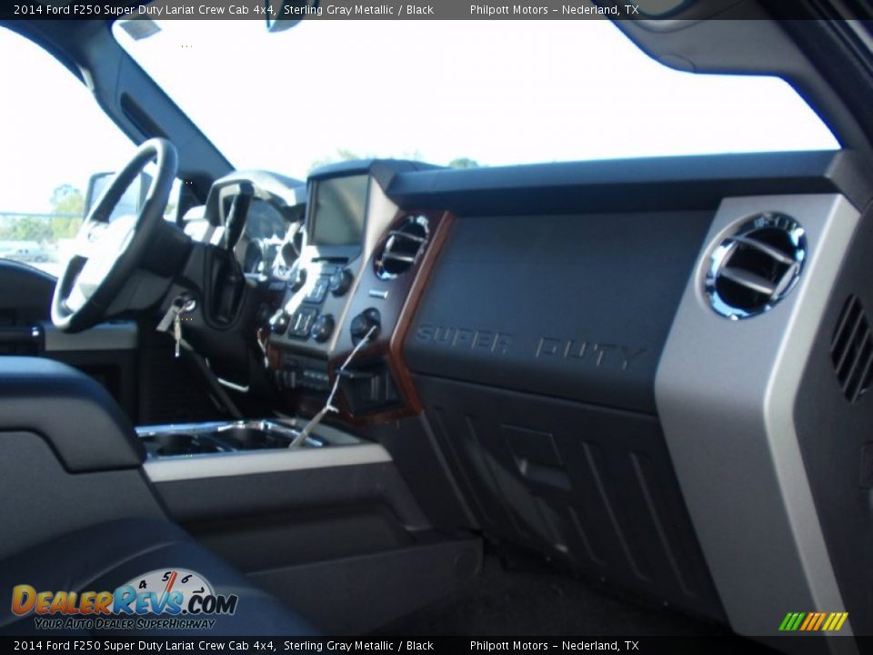 2014 Ford F250 Super Duty Lariat Crew Cab 4x4 Sterling Gray Metallic / Black Photo #20
