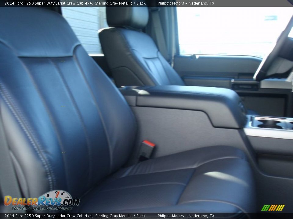 2014 Ford F250 Super Duty Lariat Crew Cab 4x4 Sterling Gray Metallic / Black Photo #21