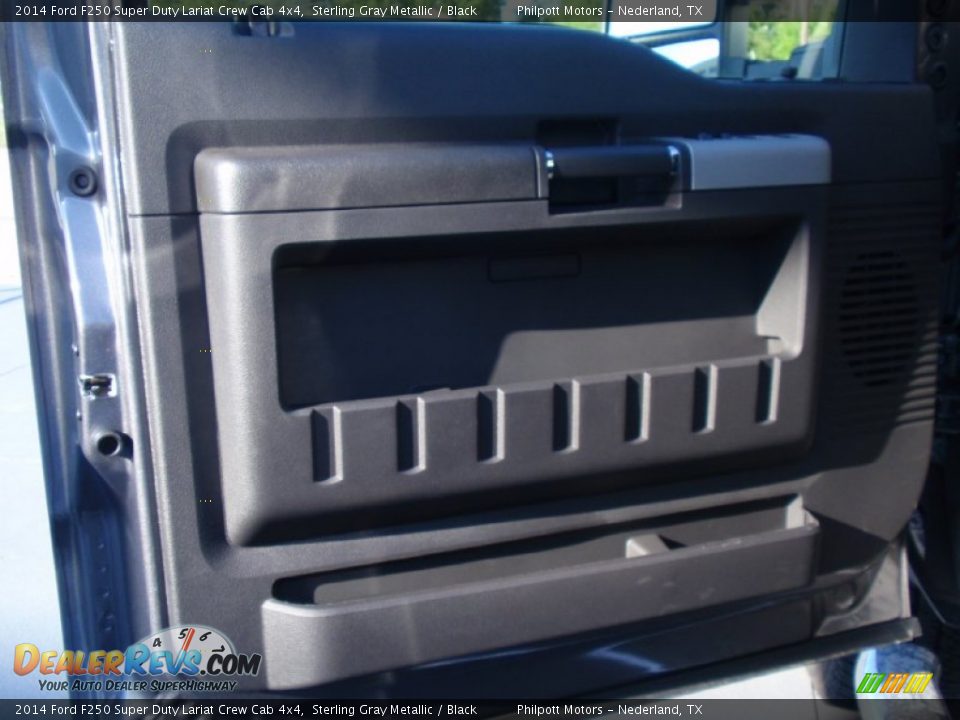 2014 Ford F250 Super Duty Lariat Crew Cab 4x4 Sterling Gray Metallic / Black Photo #24