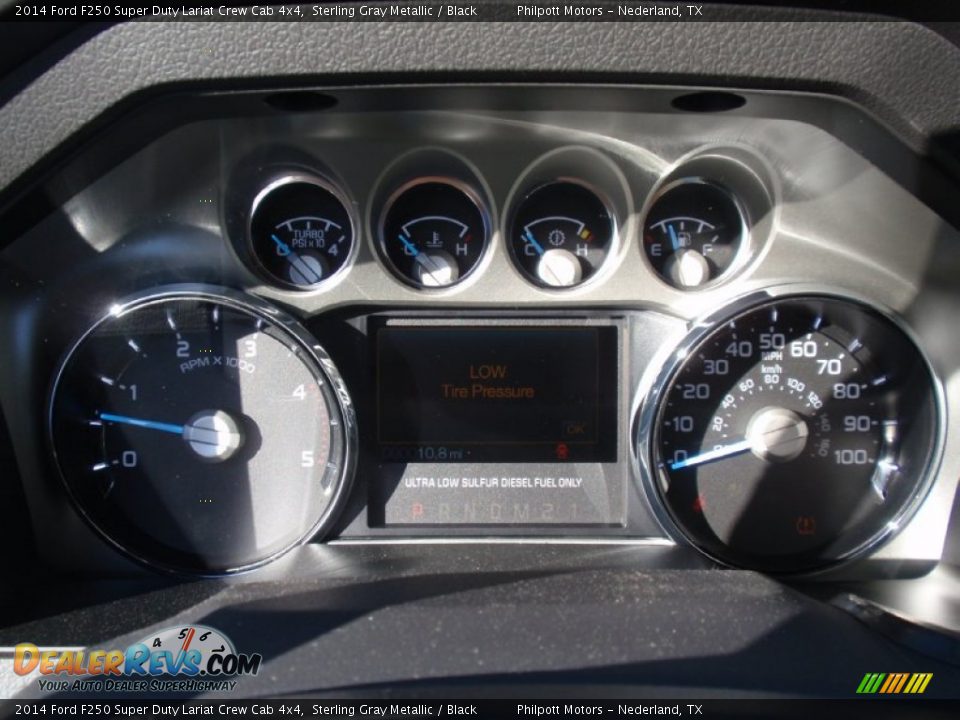 2014 Ford F250 Super Duty Lariat Crew Cab 4x4 Sterling Gray Metallic / Black Photo #34