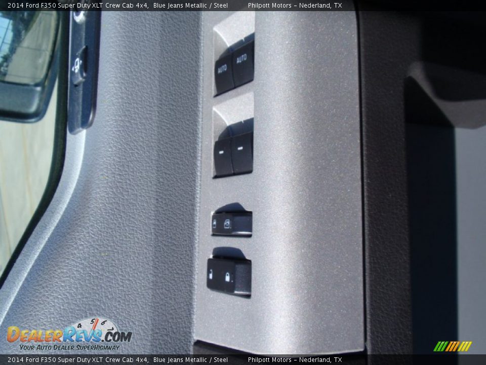 2014 Ford F350 Super Duty XLT Crew Cab 4x4 Blue Jeans Metallic / Steel Photo #25