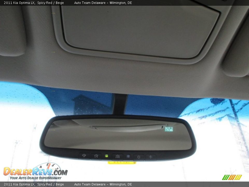 2011 Kia Optima LX Spicy Red / Beige Photo #32