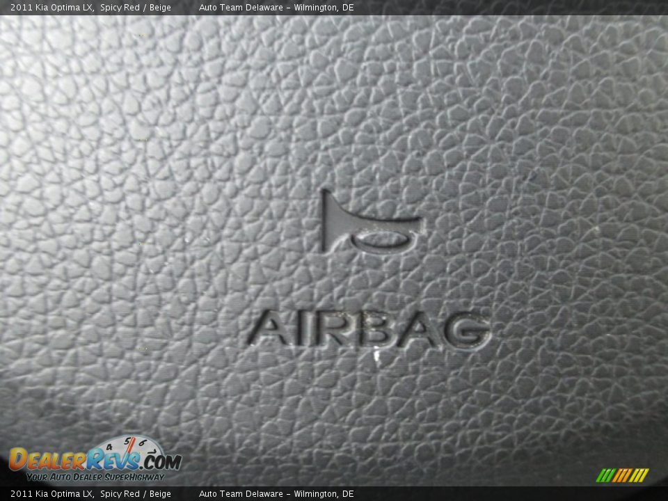 2011 Kia Optima LX Spicy Red / Beige Photo #35