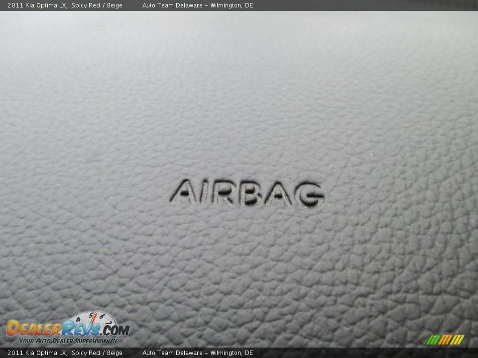 2011 Kia Optima LX Spicy Red / Beige Photo #36