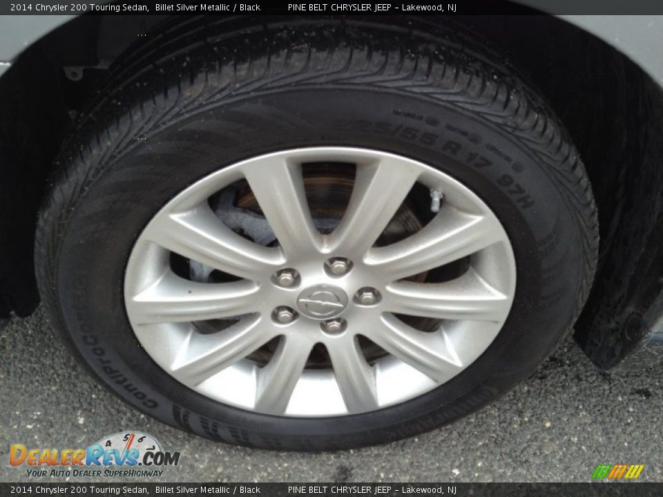 2014 Chrysler 200 Touring Sedan Billet Silver Metallic / Black Photo #3