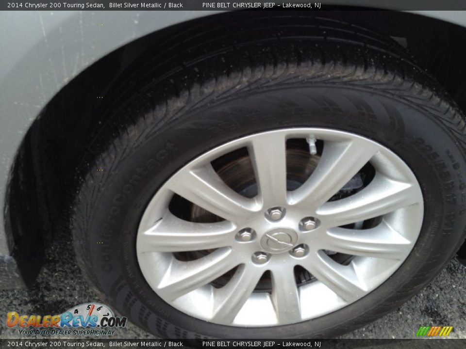 2014 Chrysler 200 Touring Sedan Billet Silver Metallic / Black Photo #6