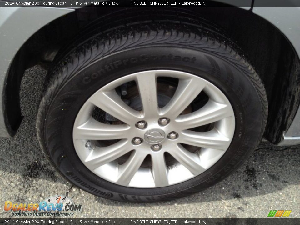 2014 Chrysler 200 Touring Sedan Billet Silver Metallic / Black Photo #7