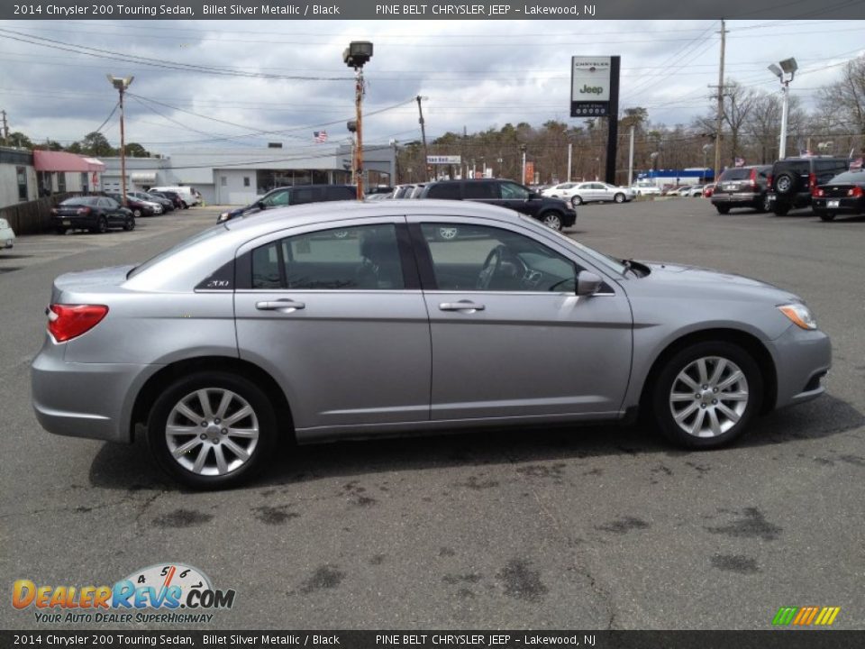 2014 Chrysler 200 Touring Sedan Billet Silver Metallic / Black Photo #8