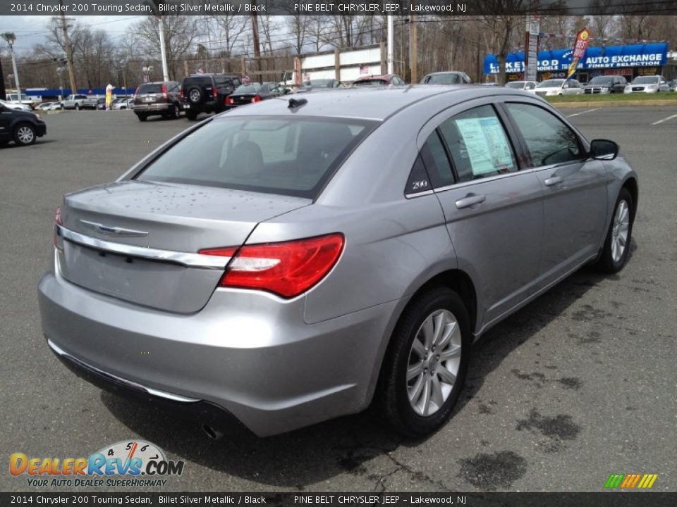 2014 Chrysler 200 Touring Sedan Billet Silver Metallic / Black Photo #14