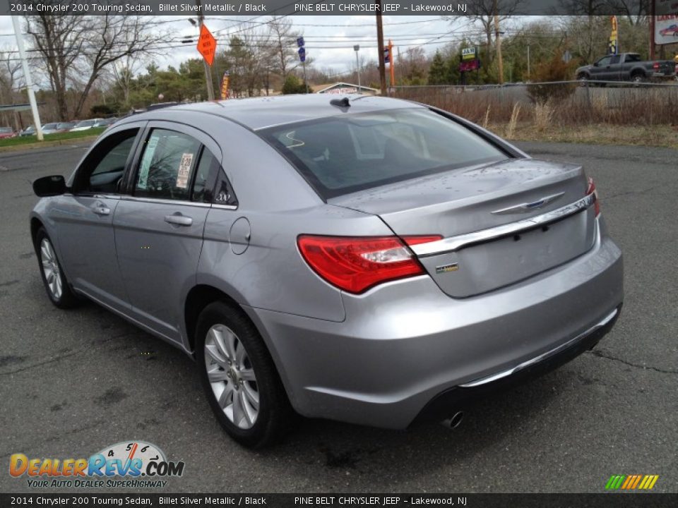 2014 Chrysler 200 Touring Sedan Billet Silver Metallic / Black Photo #16