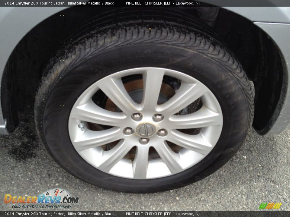2014 Chrysler 200 Touring Sedan Billet Silver Metallic / Black Photo #17