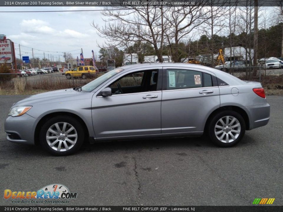 2014 Chrysler 200 Touring Sedan Billet Silver Metallic / Black Photo #18