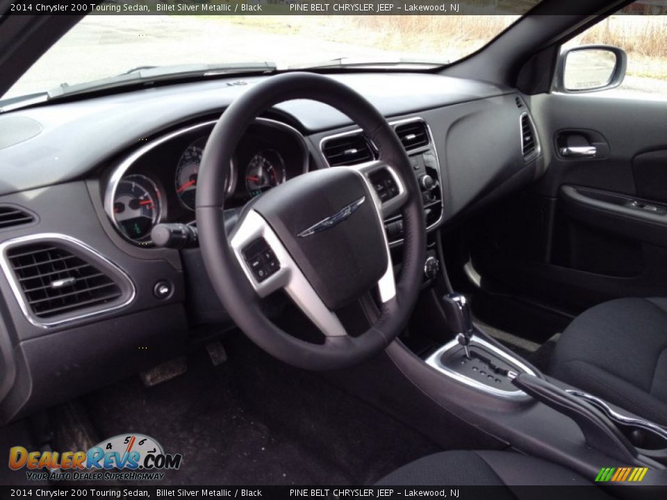 2014 Chrysler 200 Touring Sedan Billet Silver Metallic / Black Photo #22