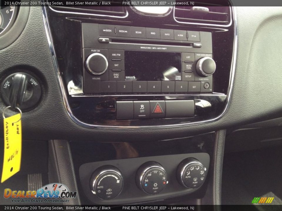2014 Chrysler 200 Touring Sedan Billet Silver Metallic / Black Photo #27