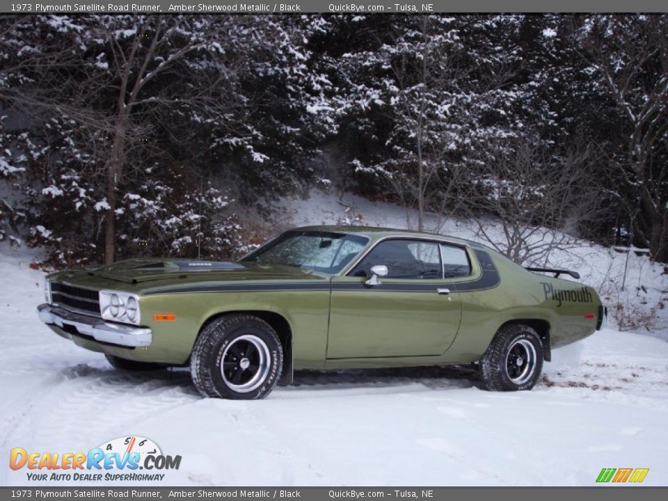 Front 3/4 View of 1973 Plymouth Satellite Road Runner Photo #3