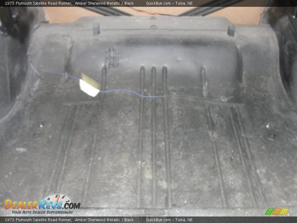 1973 Plymouth Satellite Road Runner Amber Sherwood Metallic / Black Photo #26