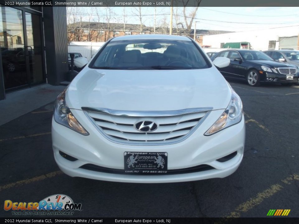 2012 Hyundai Sonata GLS Shimmering White / Camel Photo #6