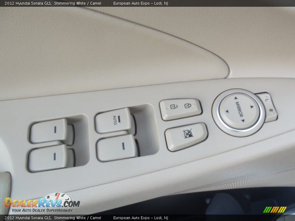 2012 Hyundai Sonata GLS Shimmering White / Camel Photo #9