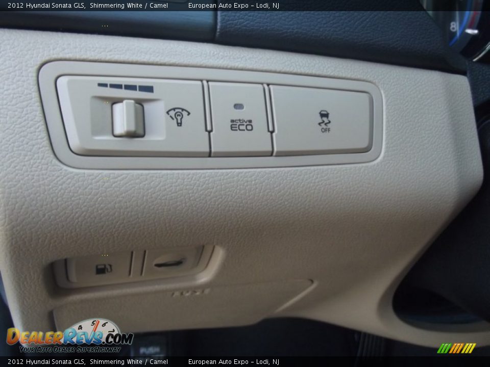 2012 Hyundai Sonata GLS Shimmering White / Camel Photo #12