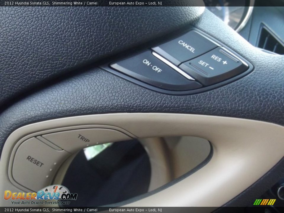 2012 Hyundai Sonata GLS Shimmering White / Camel Photo #14