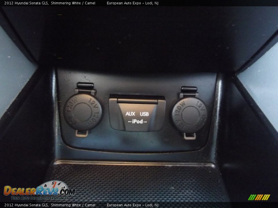 2012 Hyundai Sonata GLS Shimmering White / Camel Photo #21