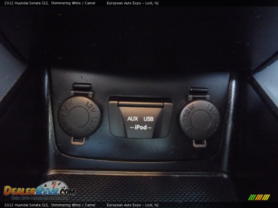 2012 Hyundai Sonata GLS Shimmering White / Camel Photo #22