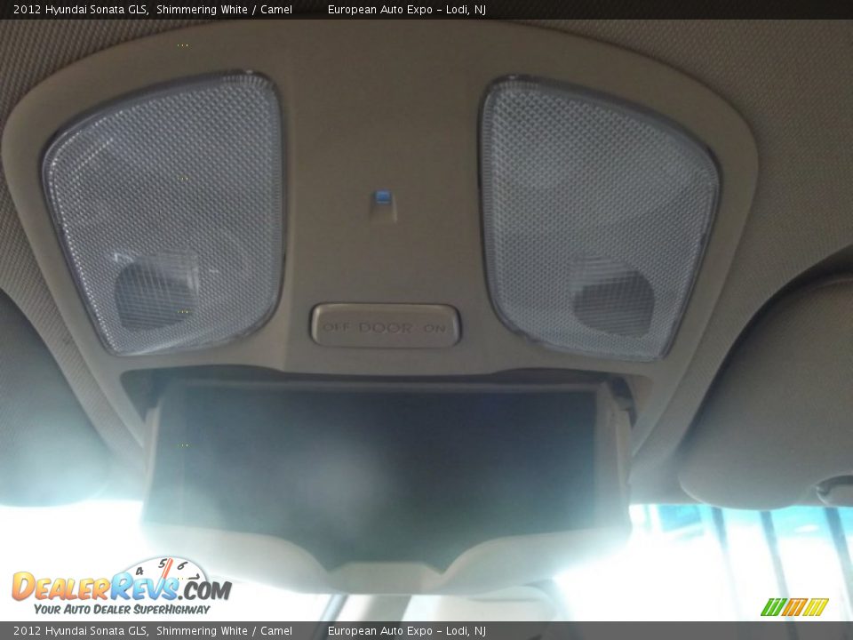 2012 Hyundai Sonata GLS Shimmering White / Camel Photo #26