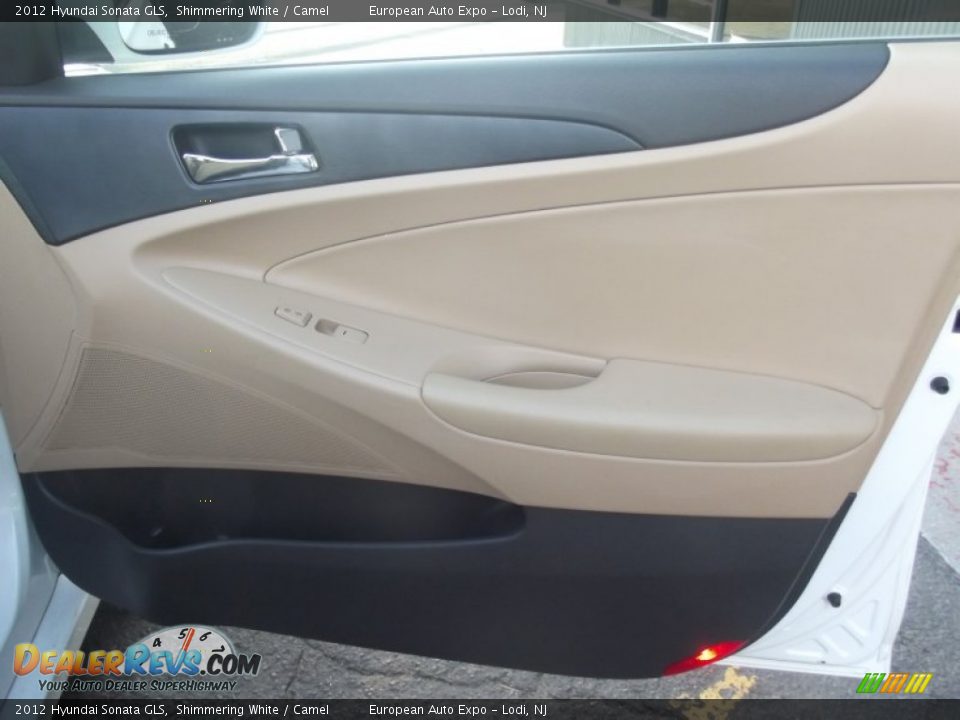 2012 Hyundai Sonata GLS Shimmering White / Camel Photo #27