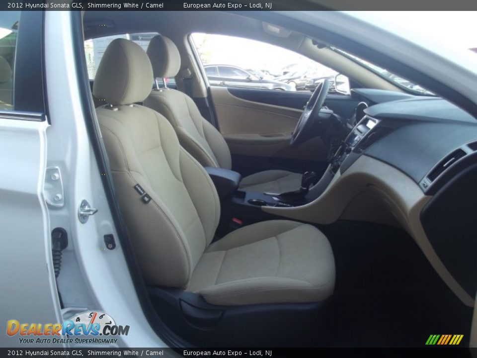 2012 Hyundai Sonata GLS Shimmering White / Camel Photo #29
