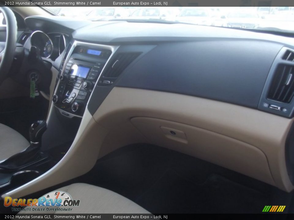 2012 Hyundai Sonata GLS Shimmering White / Camel Photo #30