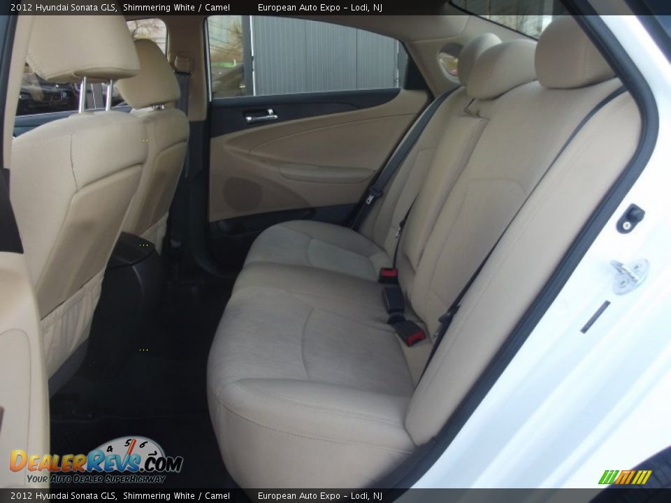 2012 Hyundai Sonata GLS Shimmering White / Camel Photo #33